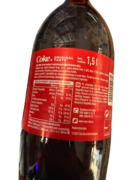 “Coca-Cola – 1,5L (provenienza estera)
