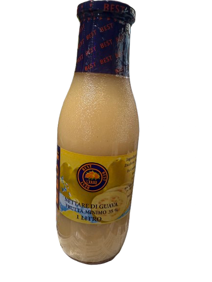 “Succo con polpa di guava  – 1L (bottiglia in vetro)