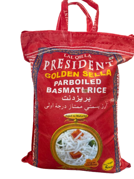 Riso Basmati Golden Sella – 5kg (Origine: India)