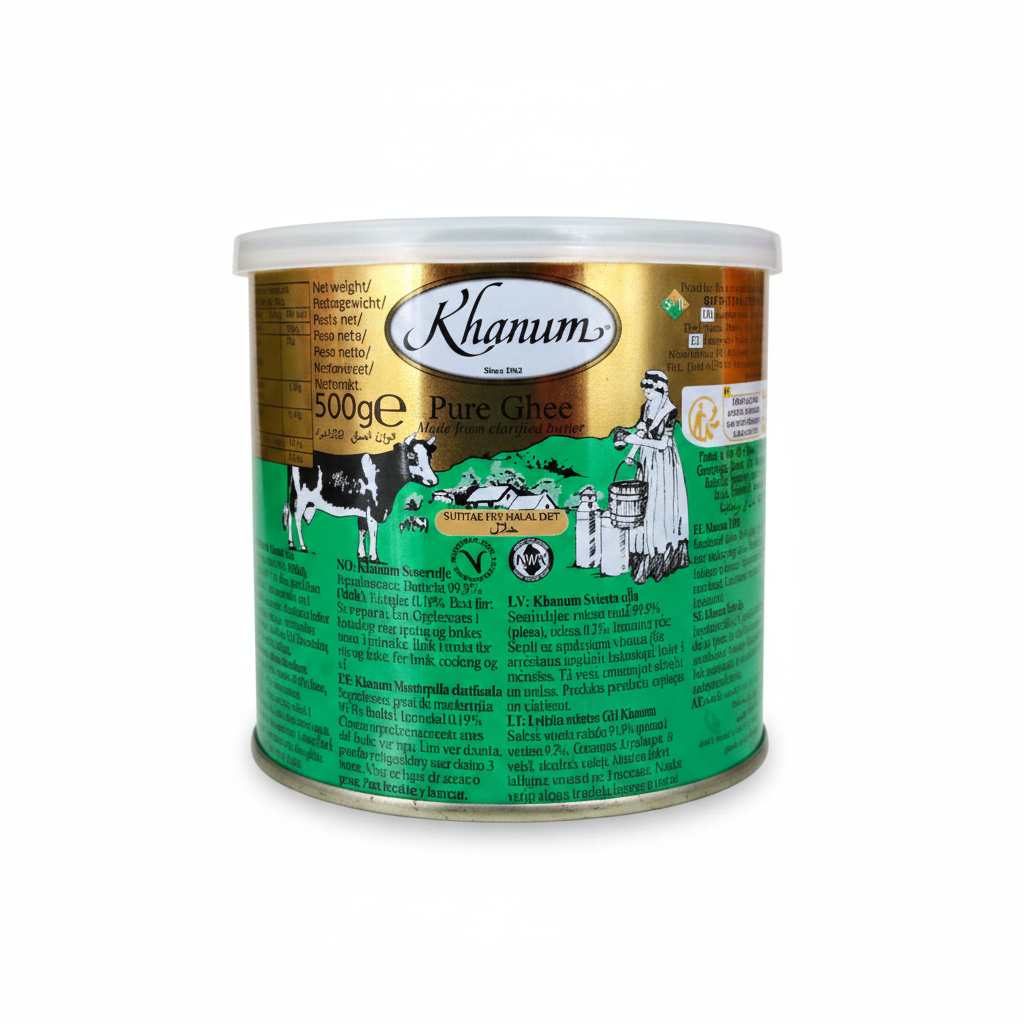 Burro Ghee Khanum 500g – Foto Professionale