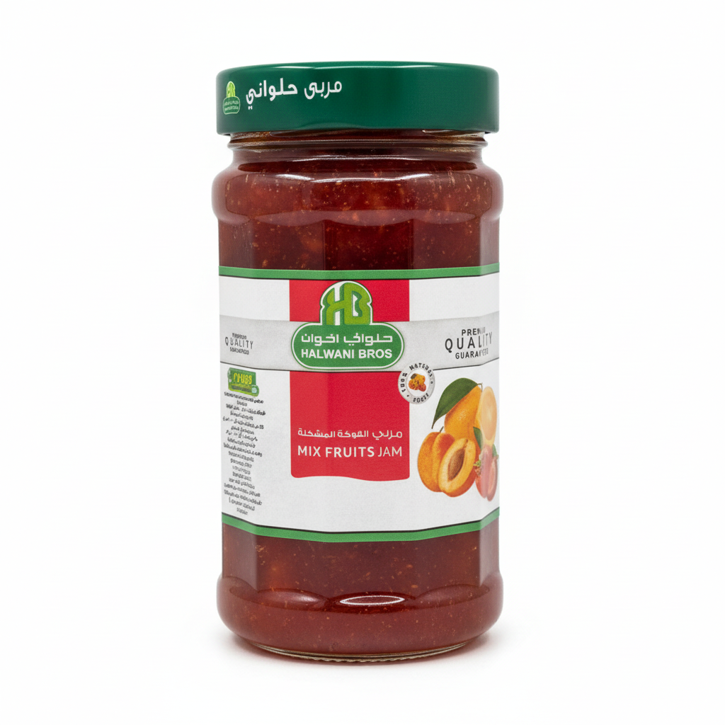 Halwani Bros Mix Fruits Jam - Immagine Professionale