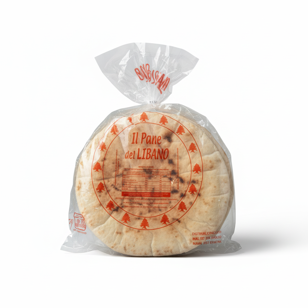 Il Pane del Libano – Sfondo Bianco