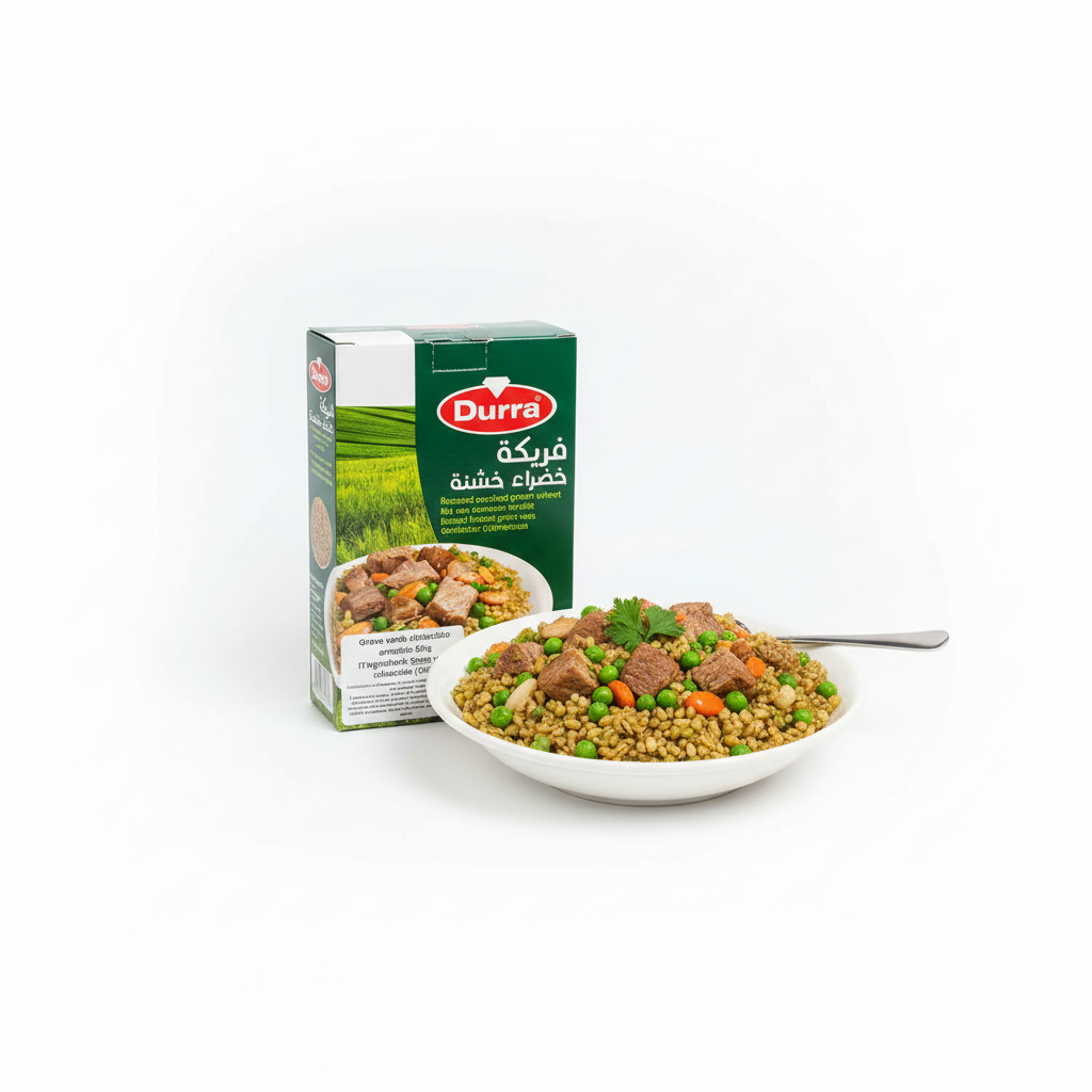 Freekeh Verde Grezza Durra – Grano Verde Arrostito | فريكة خضراء خشنة