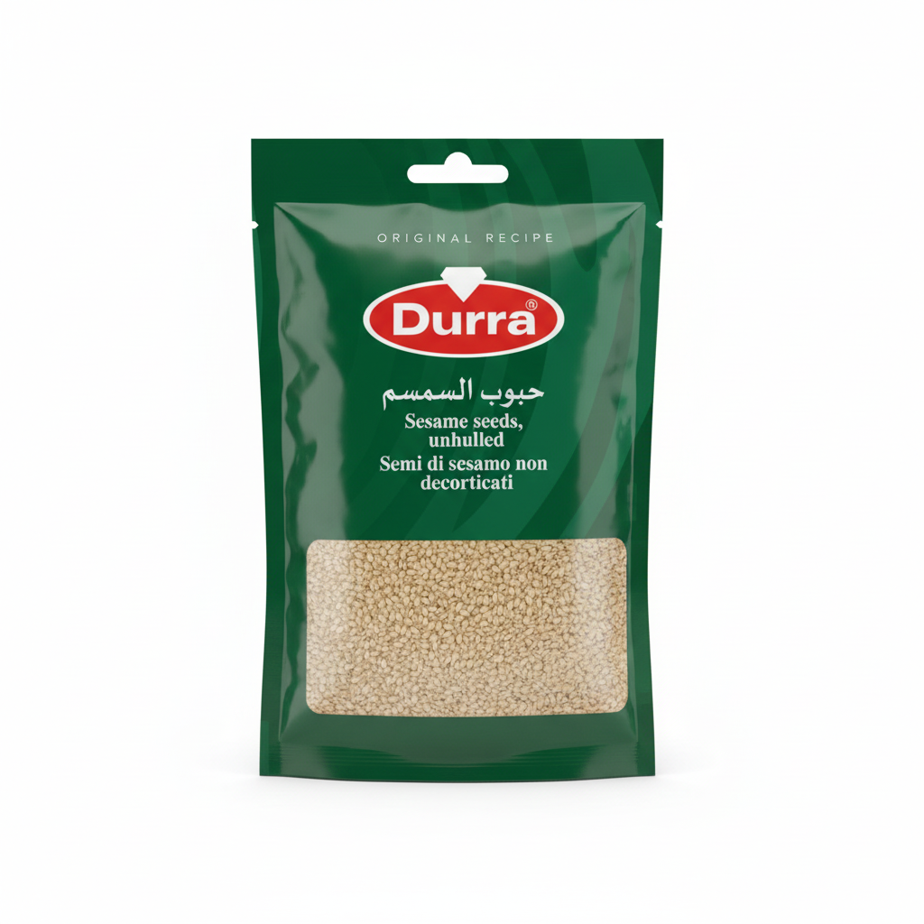 Semi di Sesamo Non Decorticati Durra – Ricetta Originale | حبوب السمسم