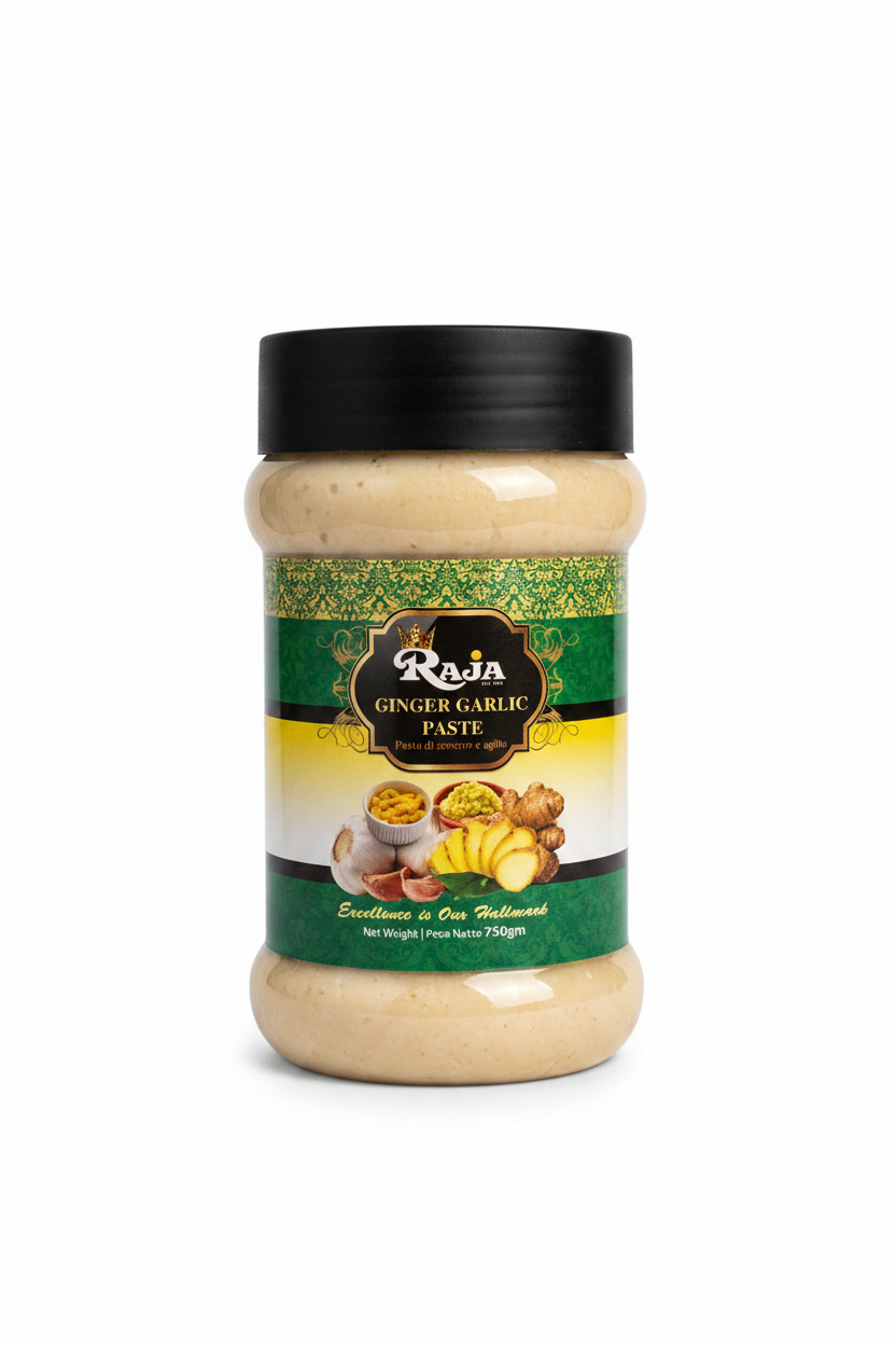 Pasta Zenzero e Aglio Raja 750g – Foto Professionale