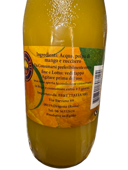 “Succo con polpa di mango – 1L (bottiglia in vetro)