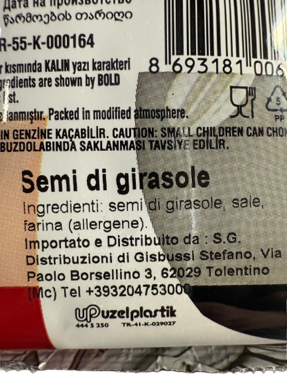 “Semi di girasole salati – 150g