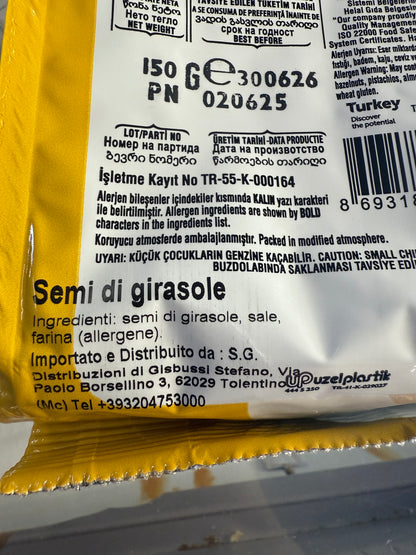 “Semi di girasole  extra salati – 150g