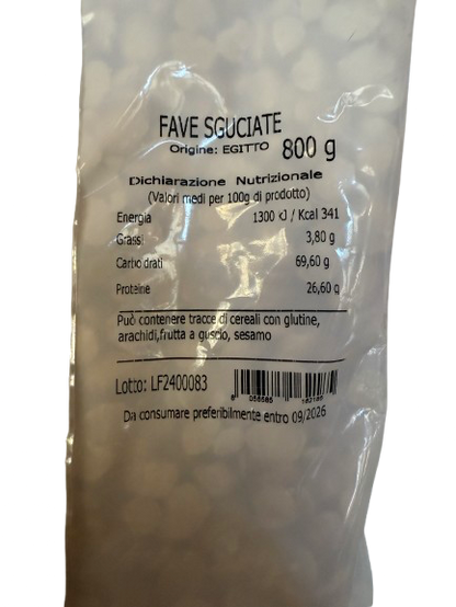 Fave sgusciate secche – 800g
