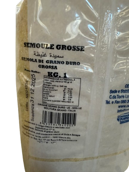Semola di grano duro grossa – 1kg