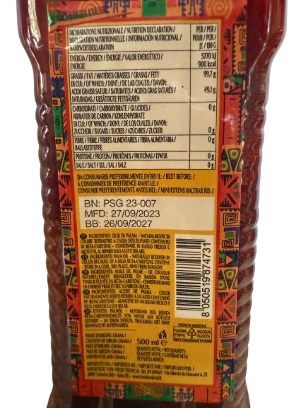 “Olio di palma – 500 ML