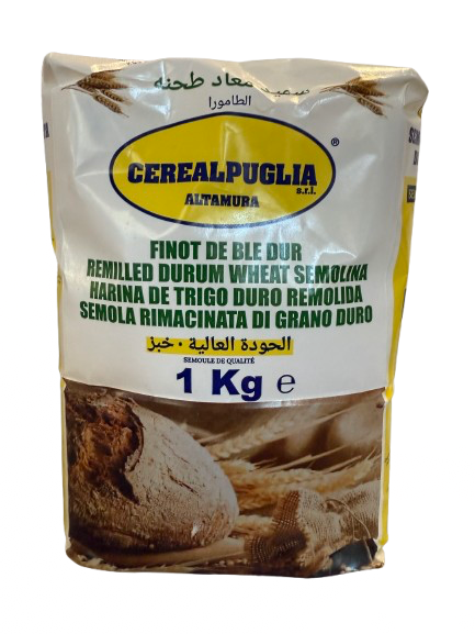 “Semola rimacinata di grano duro – 1kg