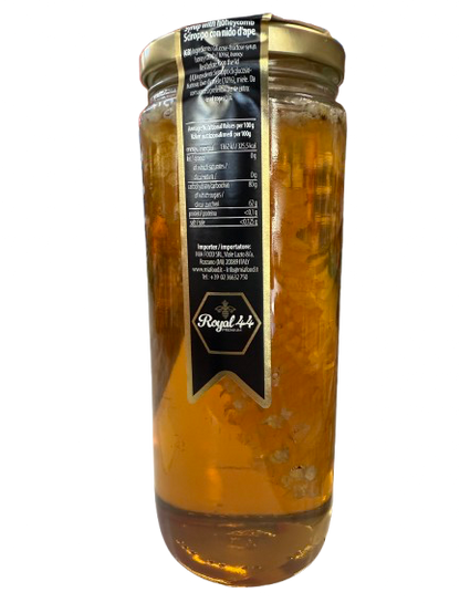 “Sciroppo di miele con favo – 600g