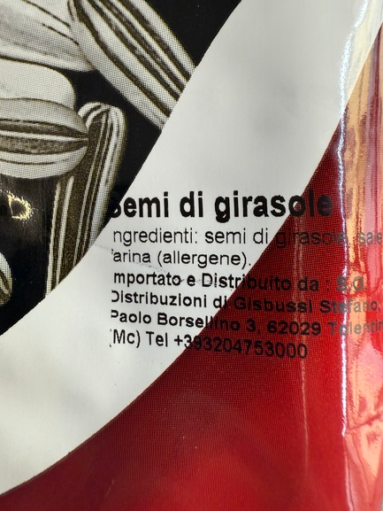 “Semi di girasole salati 80 g