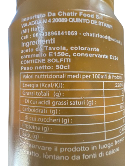 “Aceto da tavola colorato – 500ml (Origine: Marocco)