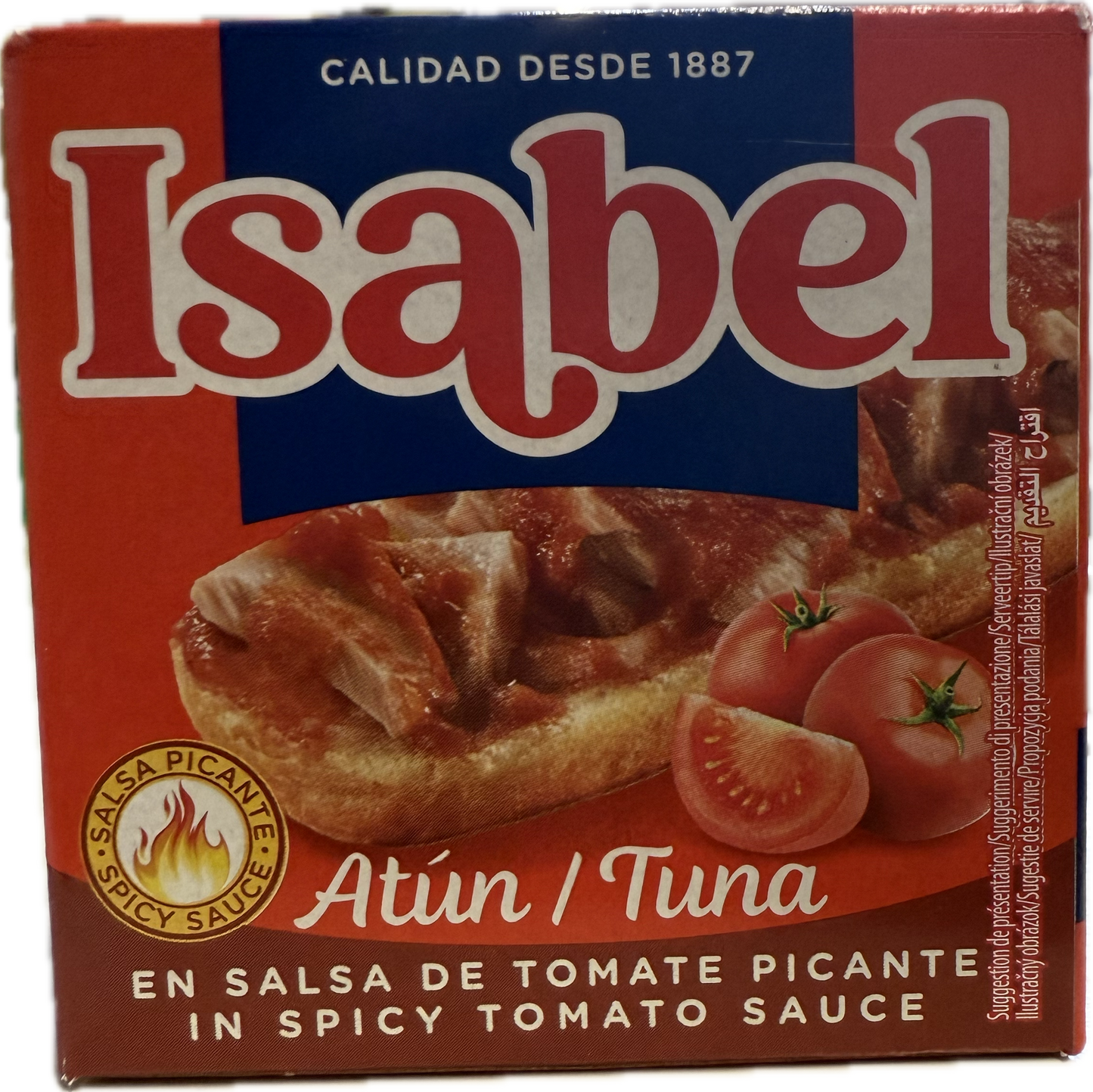 “Tonno Isabel in salsa di pomodoro piccante – 380g