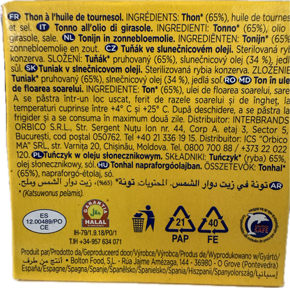 “Tonno Isabel all’olio di girasole 80g