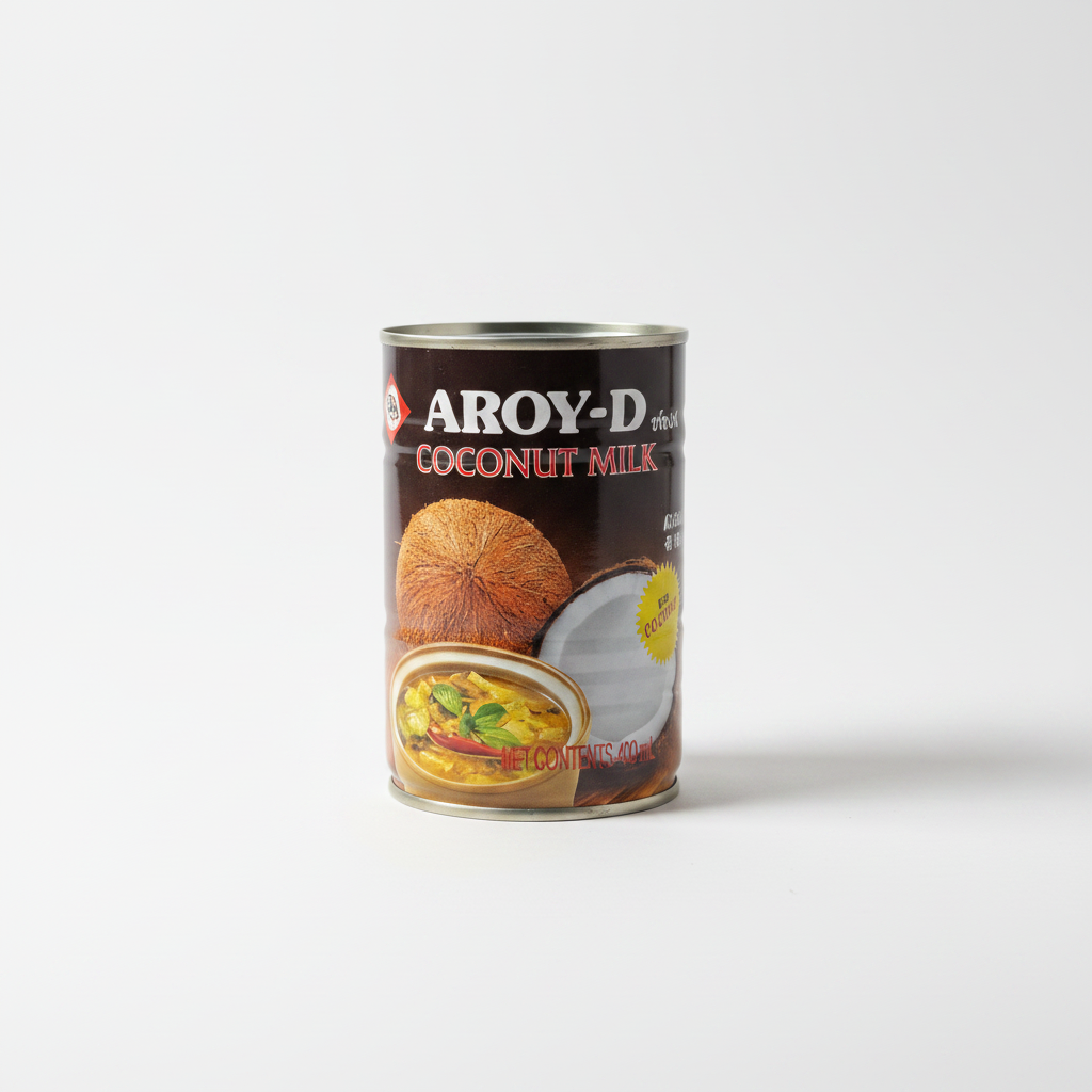 Aroy-D Latte di Cocco per Cucina 400ml – Foto Professionale