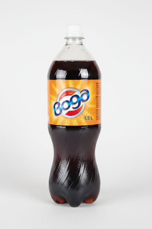 Boga Bibita Gassata 1,5L – Foto Professionale