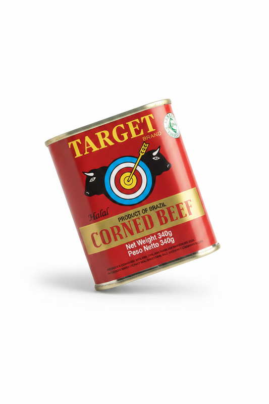 Corned Beef Halal Target Brand 340g – Foto Professionale