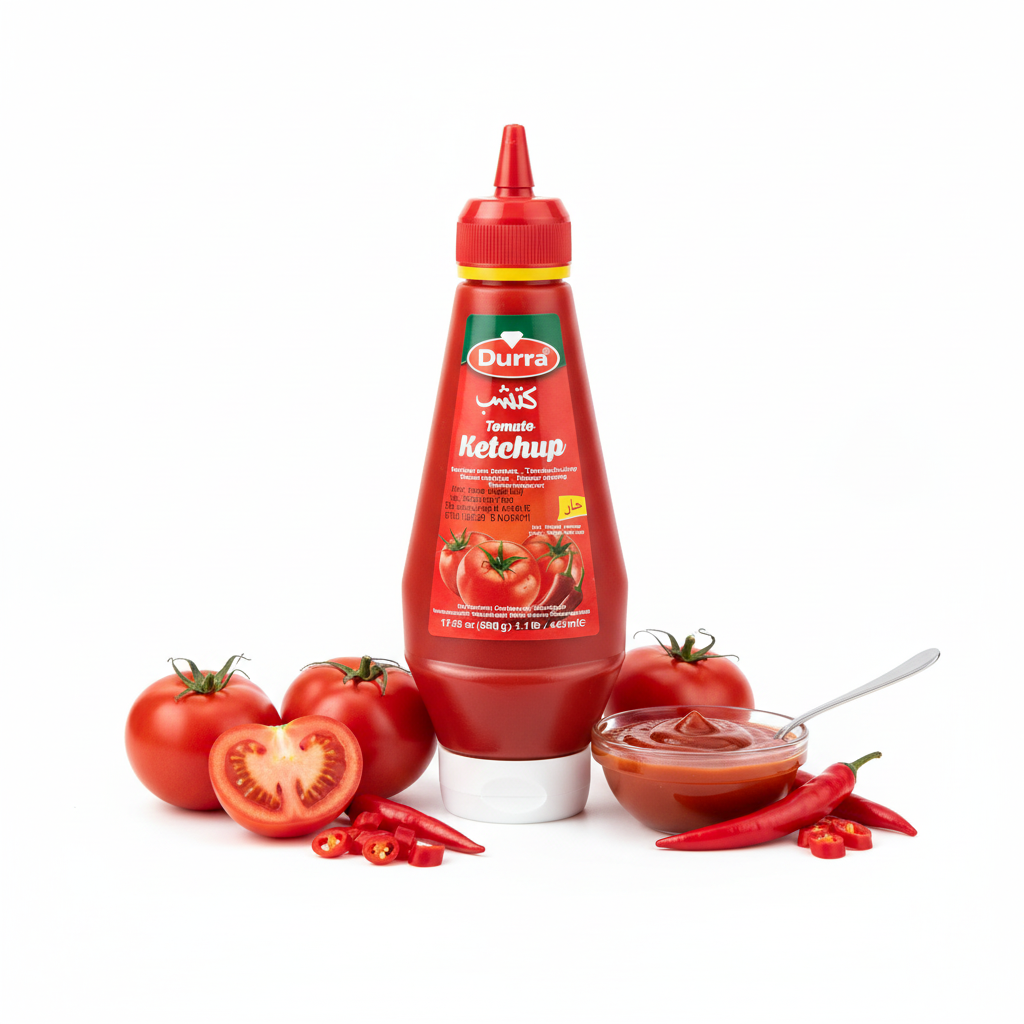 Ketchup Piccante Durra – Tomate Ketchup Picante | كاتشب حار