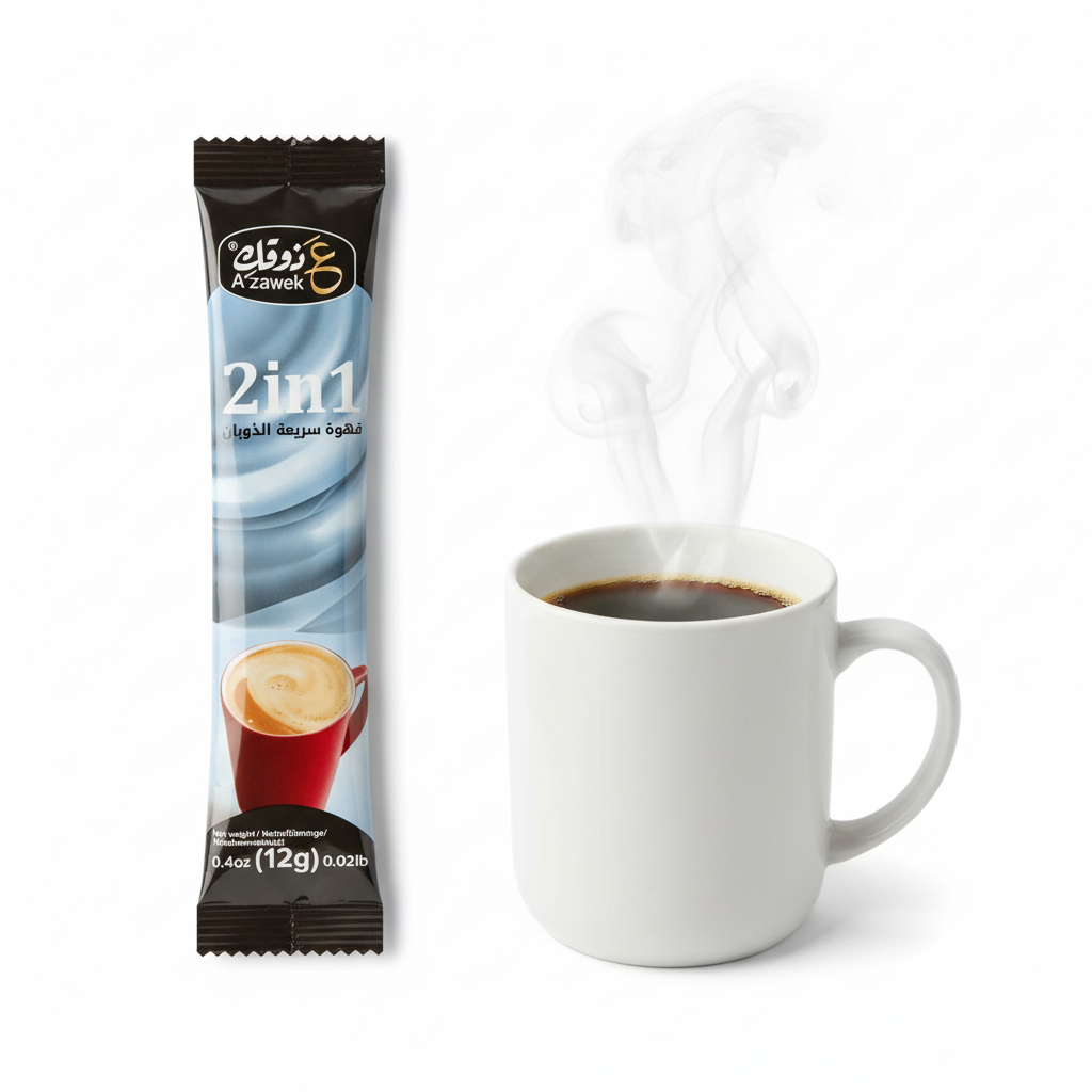 Caffè Istantaneo A'zawek 2in1 – قهوة سريعة الذوبان