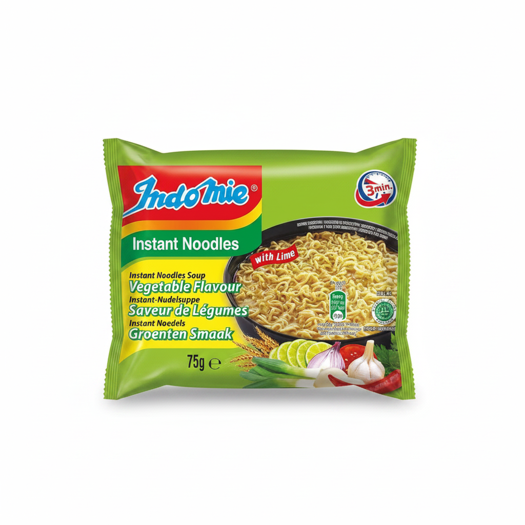 Indomie Noodles Vegetable Lime – Foto Professionale