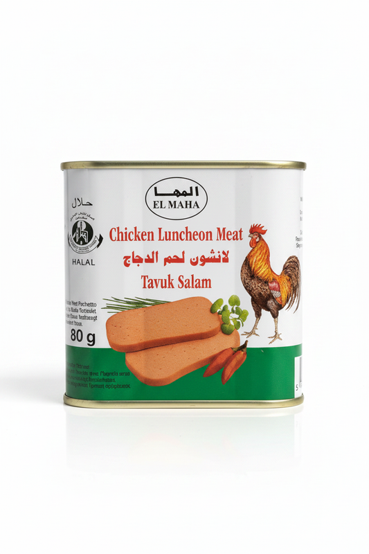 Luncheon Meat di Pollo Halal El Maha – Foto Professionale