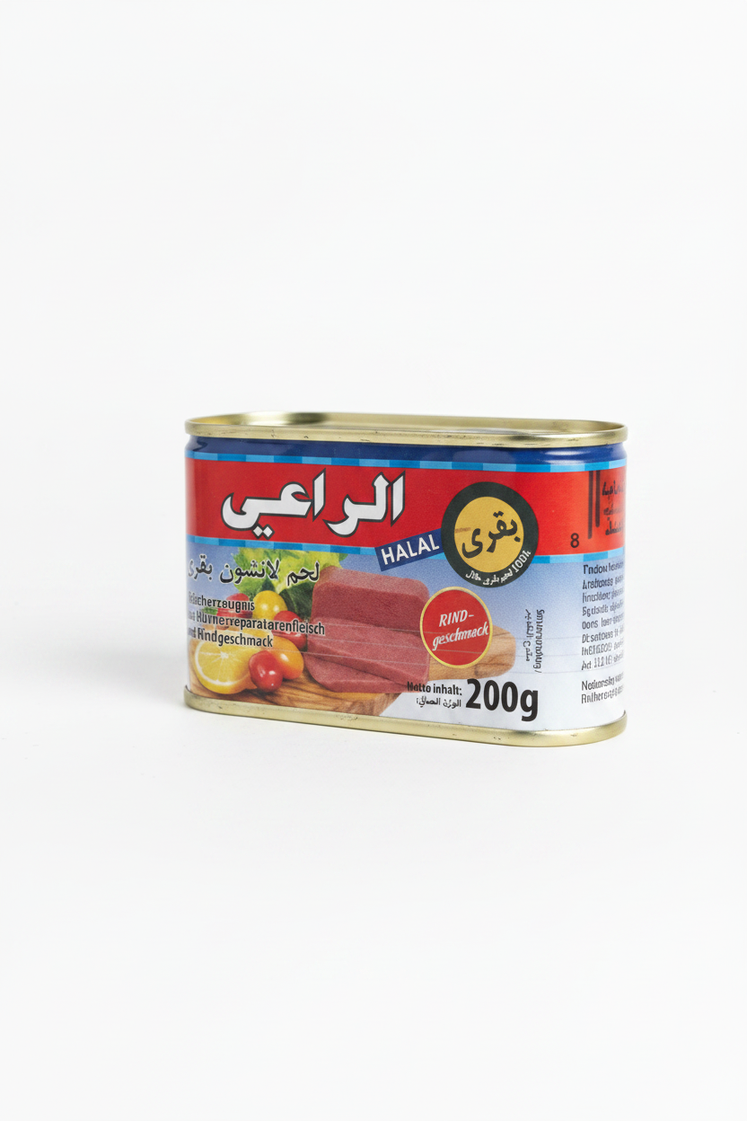 Luncheon Meat Halal Al Raei 200g – Foto Professionale