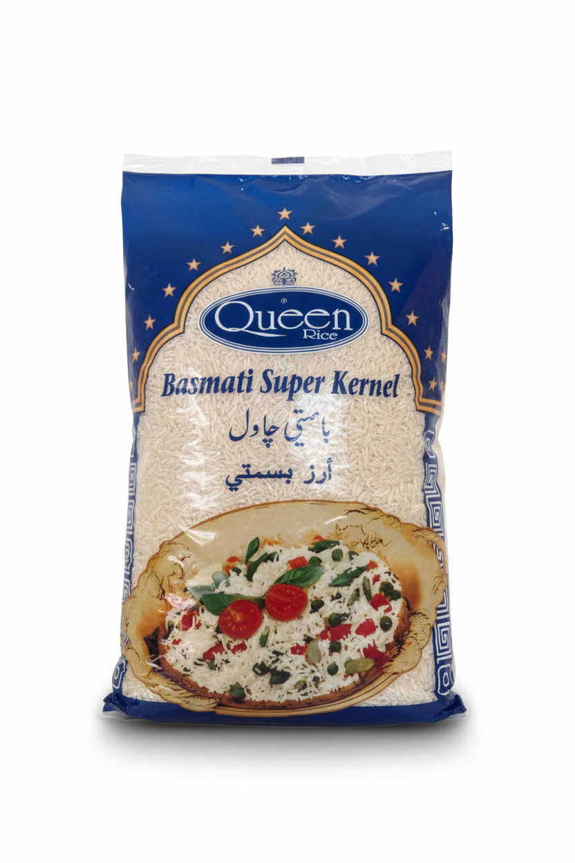 Riso Basmati 5kg – Formato Famiglia Profumato e Sgranato – ELMO FOODS