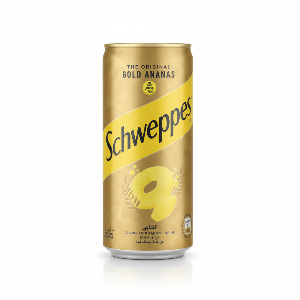 Schweppes Ananas foto professionale