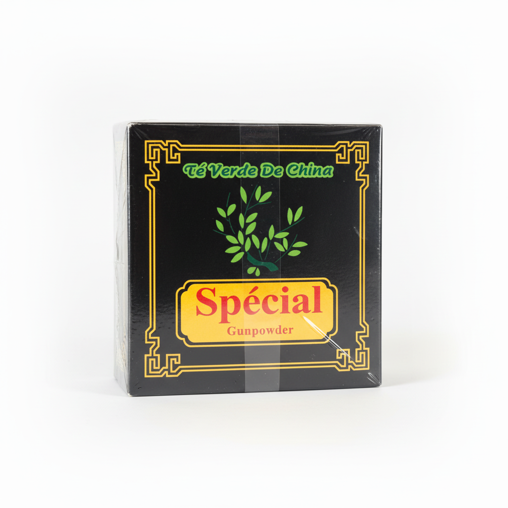 Tè Verde Spécial Gunpowder – Foto Professionale