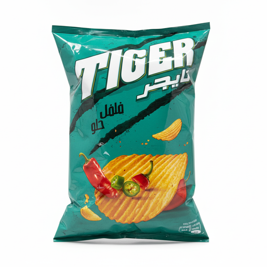 Tiger Chips Hot Pepper - Immagine Professionale